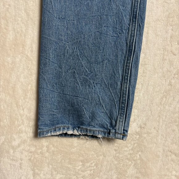 Abercrombie & Fitch Womens 90s Straight Ultra High Rise Demin Jeans Size 29/8R - Picture 4 of 16